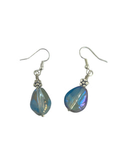 Iridescent Flower Earrings