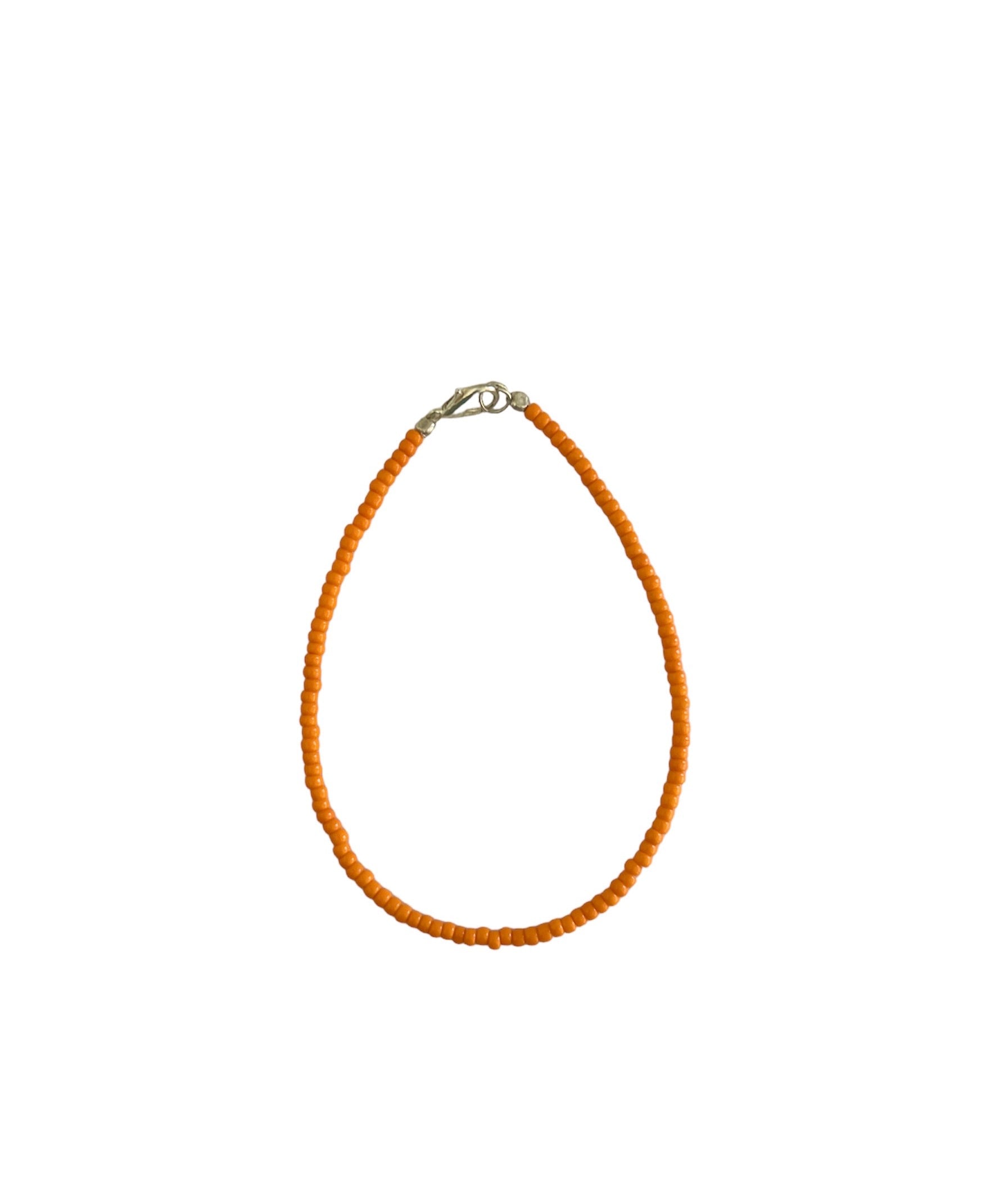 Orange Anklet